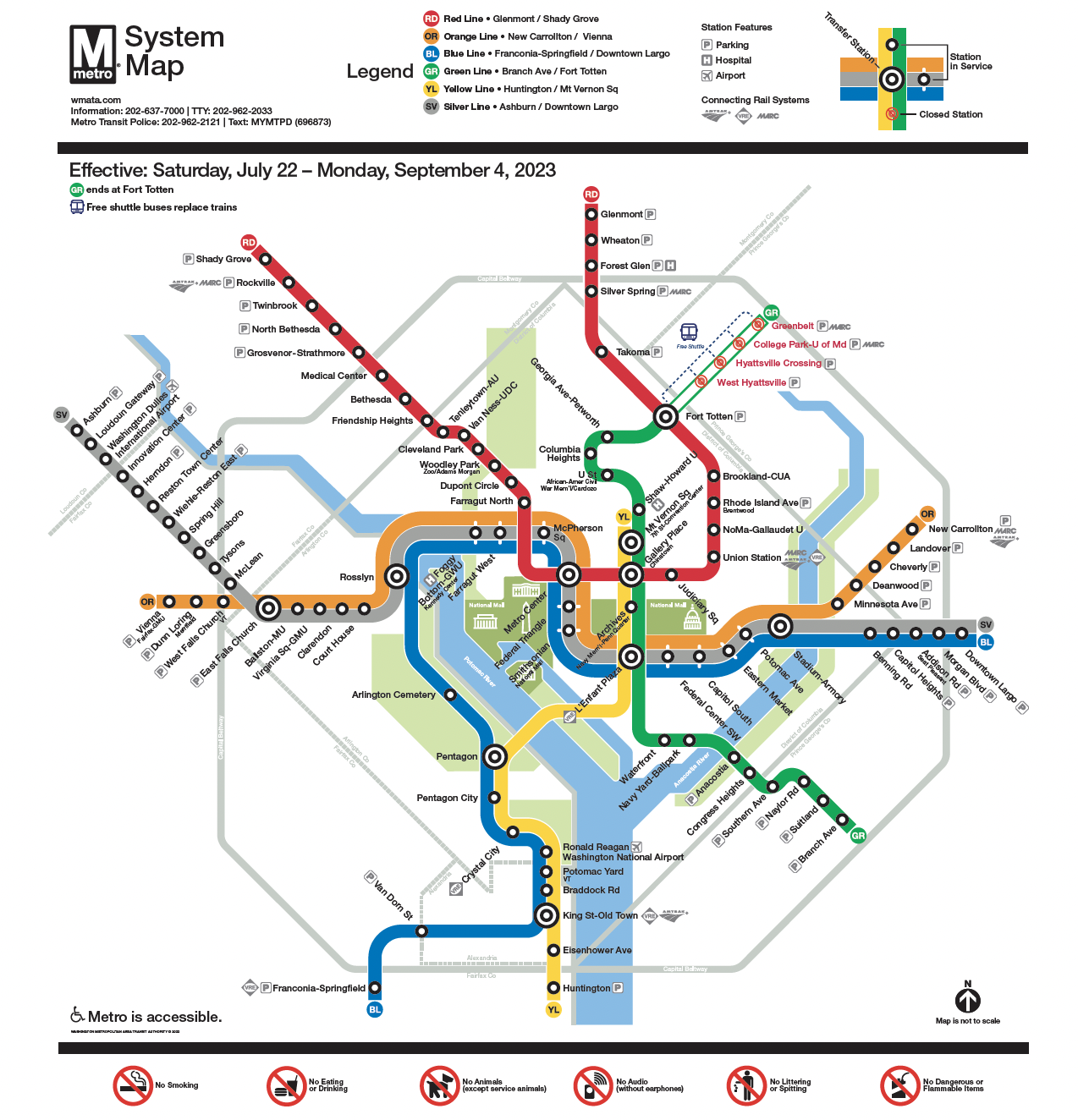 plan my trip washington dc metro